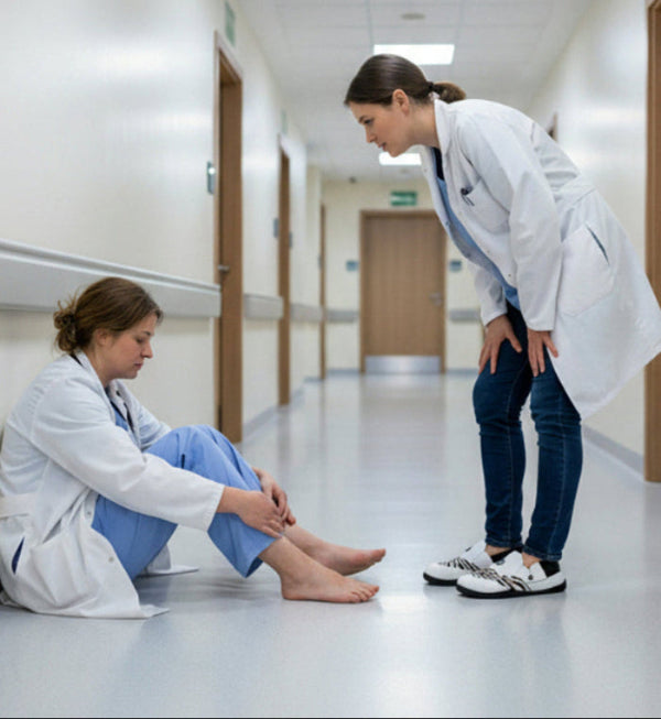 Por qué te duelen los pies después del turno — y cómo los NIBO lo cambian todo